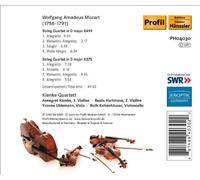 Klenke Quartett - Streichquartette KV 499,575 [Import]