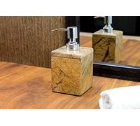 KLÉO Distributeur de Savon/lotion en Véritable Naturel Multicolore Pierre
