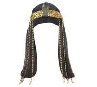 Kleopatras Perruques de reine égyptienne, coiffe égyptienne pour Halloween, cosplay, costume de reine égyptienne, accessoire de déguisement pour Halloween