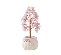 KLerDH Objet de décoration, Décoration Spirituelle en Cristal, Ornement Porte-Bonheur, De Maison, Décorations Fengshui(Pink)