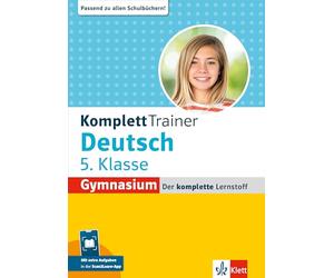 Klett KomplettTrainer Gymnasium Deutsch 5. Klasse: Der komplette Lernstoff mit Scan2Learn-App