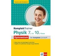 Klett KomplettTrainer Gymnasium Physik 7.-10. Klasse: Der komplette Lern (Poche)