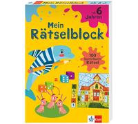 Klett Mein Rätselblock ab 6 Jahren: Kunterbunter Rätselspaß mit 100 Räts (Poche)