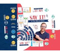Klett Say It! : A Fun Word Game.Jeu avec plateau de jeu, 15 badges noms, sablier, 100 cartes à jouer et instructions de jeu (français non garanti)
