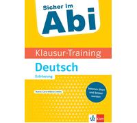 Klett Sicher im Abi Klausur-Training Deutsch Erörterung: Intensiv üben u (Poche)