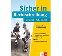 Klett Sicher in Deutsch Rechtschreibung 7./8. Klasse: Alles zum Thema Re (Poche)