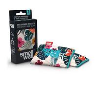 SmellWell Coussin de séchage et de rafraîchissement pour chaussures, sacs de sport ou même voiture - Parfum frais (fleurs hawaïenne)