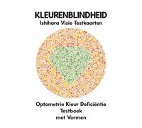 KLEURENBLINDHEID Ishihara Visie Testkaarten Optometrie Kleur Deficiëntie Testboek met Vormen: Plaatdiagrammen voor Monochromie Dichromie Protanopie ... Tritanopie Opticien Optometrist Oogarts