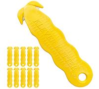 KLEVER INNOVATIONS KCJ-1YKlever Kutter Jaune Design Unique Double Crochet Cutter Jetable Sécurité - Lot de 10