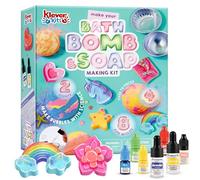Klever Kits Kit de fabrication de savon DIY pour enfants de 6 ans et plus, fabriquez votre savon licorne, ensembles scientifiques STEM, bombes de bain DIY, jeu éducatif créatif et cadeau de Noël