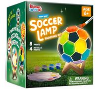Klever Kits Kit de peinture avec lampe de football, kit de peinture créatif, pour enfants à partir de 6, 7, 8, 9, 10, 11, 12 ans, cadeaux pour garçons de 6 à 12 ans, peinture 3D, veilleuse