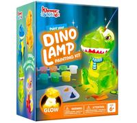 Klever Kits Lampe dinosaure pour enfants à partir de 6 ans et plus, bricolage pour filles à partir de 6, 7, 8, 9, 10, 11, 12 ans, cadeaux créatifs pour filles et garçons, jouet licorne, kit de