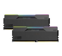 KLEVV RAM CRAS V RGB Obsidian Black 32 Go Kit 2 x 16 Go DDR5 6400 UDIMM CL32