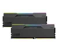 KLEVV RAM CRAS V RGB Obsidian Black 32 Go Kit 2 x 16 Go DDR5 6400 UDIMM CL32