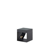 Klewe Alea Akku Solarleuchte, gris graphite