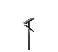 Klewe Heliostepper Akku Solarleuchte, gris graphite