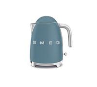 Smeg, Bouilloire Électrique KLF03SBMEU 1,7 L, Filtre Anticalcaire Lavable, Arrêt Automatique de Sécurité, Indicateur de Niveau d'Eau, Base Antidérapante, Range Cordon, Puissance 2400W, Storm Blue