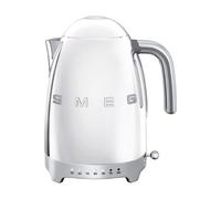 Smeg Bouilloire Années 50 KLF04SSEU – Température réglable 2400 W 1,7 L Sans fil Chromé