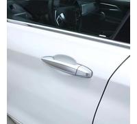 KLFDT Auto Externe Poignée Porte pour BMW 1 Series 2 Series X1 X5 X6,Plaque Décorative de Poignée de Porte Couverture Extérieure Accessoires,A/Matt Silver