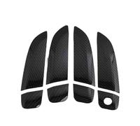 KLFDT Auto Externe Poignée Porte pour Chevrolet Sail 2010-2013,Plaque Décorative de Poignée de Porte Couverture Extérieure Accessoires, A/Carbon Fiber Pattern