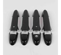 KLFDT Auto Externe Poignée Porte pour Honda City 2020,Plaque Décorative de Poignée de Porte Couverture Extérieure Accessoires,A/Carbon fiber pattern