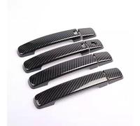 KLFDT Auto Externe Poignée Porte pour Infiniti Infinity G25 G37 2008-2013,Plaque Décorative de Poignée de Porte Couverture Extérieure Accessoires,A/Carbon fiber pattern 2