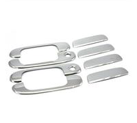 KLFDT Auto Externe Poignée Porte pour Mazda 323 Familia II 1998-2003,Plaque Décorative de Poignée de Porte Couverture Extérieure Accessoires