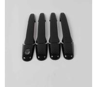 KLFDT Auto Externe Poignée Porte pour Mazda BT50 BT-50 2006-2012,Plaque Décorative de Poignée de Porte Couverture Extérieure Accessoires,A/Carbon fiber pattern-A/Style 1