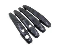KLFDT Auto Externe Poignée Porte pour Toyota Avalon 2013-2017,Plaque Décorative de Poignée de Porte Couverture Extérieure Accessoires, A/Carbon fiber pattern-A/Style 3