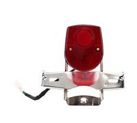 KLFEXVP Feu arrière de Frein de Moto avec Plaque d'immatriculation 84701 098 000 adapté for DAX ST50 ST70 CT50 CT70 Trail LED feu arrière Clignotant de Moto Voyant d'avertissement lumière de sécurité