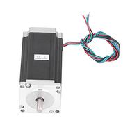 KLFEXVP Moteur Pas à Pas 3N.cm 800 TR/Min Moteurs à Torsion élevée avec Arbre de 8 mm for fraiseuse CNC Angle de Pas de 1,8° 24 V 4,2 A (57HS11242B4D8 Double Arbre) Moteur Pas à Pas