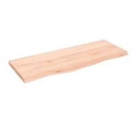 KLGBNCVE Plateau de table 100 x 40 cm en bois massif de chêne non traité | Bord naturel, fait à la main, projet de bricolage, polyvalent, individuel