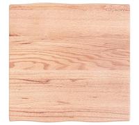 KLGBNCVE Plateau de table 60 x 60 x 2 cm en bois massif de chêne traité | Surface laquée, prête à l'emploi, polyvalente à combiner avec des supports, fabriquée à la main
