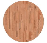 KLGBNCVE Plateau de table rond en bois de hêtre massif Ø 80 x 1,5 cm | Plateau de rechange pour table basse, projet de meubles, surface lisse, facile à nettoyer avec un chiffon humide
