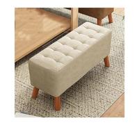 KLGFBDC Banc à Chaussures Beige Style méridienne - Tabouret d'entrée pour Enfiler et chausser Facilement Ses Chaussures et accéder à Une Cabine d'essayage. Canapé élégant de 60 cm pour l'entrée et l