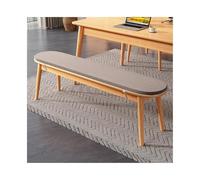 KLGFBDC Banc de Salle à Manger Extra Long en Bois Massif de Style Ferme avec Coussin - Bord Arrondi - Idéal au Pied du lit, dans l'entrée, la Cuisine, Le Couloir et comme siège de rangemen