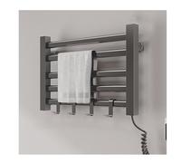 KLGFBDC Chauffe-Serviettes électrique pour Salle de Bain, 5 Barres murales avec 4 Crochets, 95 W, Petit sèche-Serviettes à température constante