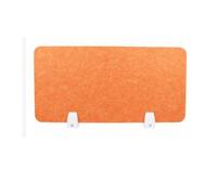KLGFBDC Cloison de Bureau Orange - Réduit Le Bruit et Bloque Les Regards Pendant Les examens à la Maison et en Classe - Idéale pour Les examens étudiants - 30 x 100 cm - Améliore la Concentration et