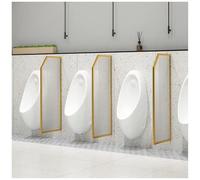 KLGFBDC Cloison de confidentialité pour urinoir Homme - 4 pièces, séparation Murale en Verre, écran de confidentialité pour urinoir d'hôtel, d'école, de Centre Commercial, cloison en Verre trempé du