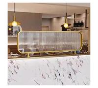 KLGFBDC Cloisons de séparation en Verre Mat rayé pour salles à Manger, élégantes séparations de Restaurant, séparateur de comptoir surélevé pour Fondue Chinoise (30 x 90 cm) - Idéal pour séparer Les