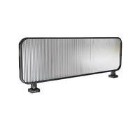 KLGFBDC Cloisons en Verre rayé élégantes - Séparateur de Table Bas et Moderne pour salles à Manger et Bars - Cloison de séparation Semi-privée pour Restaurants - Design de Grille élégant pour Une am