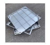 KLGFBDC Couvercles de Regards et de bassins d'égout encastrés carrés en Acier Inoxydable 304 Haute résistance pour allées, quais, trottoirs et chaussées. Durables et fiables.