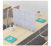 KLGFBDC Office Partition Gray Desk Divider Various Sizes (40x100CM) Soundproof Cubicle Separator Modern Workstation Office Space Divider and Lightweight