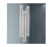 KLGFBDC Porte-Serviettes Chauffant Mural pour Salle de Bain, Chauffe-Serviettes à Chauffage Rapide, en Acier Inoxydable, contrôle de température Constant, étendoir Chauffant câblé, A : NOI