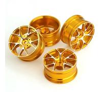 KLHYTGFA 4 pcs 1 Set Aluminum Alloy Metal Whee Rim Fit for HPI HSP RC Model 1:10 on-Road Racing Car for HSP94123/94122/94103 D4/D3/CS 5Yall(5Y-Y)