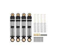 KLHYTGFA Amortisseurs Avant et arrière en Alliage de 47 mm, remplis d'huile, for pièces de Mise à Niveau Hobby Plus 1/18 CR18P Rock Van et Trail Hunter(Zwart)