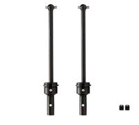 KLHYTGFA Arbre de Transmission CVD for essieu Avant et arrière en Acier, AR310455 AR310456 for Voitures RC 1/7 1/8 Arrma 6S, Infraction au Typhon, Mojave sans Limite(5mm Rear Black 2P)