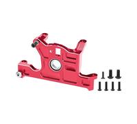 KLHYTGFA Base de Montage de Moteur en Alliage 7075-T6, for Trax-XAS Slash LCG Rally Jato 4X4 1/10 RUSTLER 4X4, pièce de Mise à Niveau(Rot)