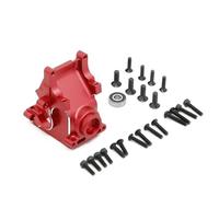 KLHYTGFA Carter de boîte de Vitesses en métal for Voiture RC ARR-MA 1/8 6S KRATON Typhon Outcast Notorious for 1/7 Infraction Limitless Mojave(Gearbox Red W1)