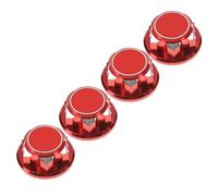 KLHYTGFA Écrous de Roue hexagonaux en métal, Filetage 1.25, Anti-poussière, antidérapant, for Trax - xas, Camion Buggy, 4 pièces, 17mm(4pcs Red)